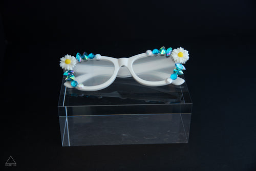 BLUE DIFFRACTION GLASSES