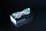 BLUE DIFFRACTION GLASSES