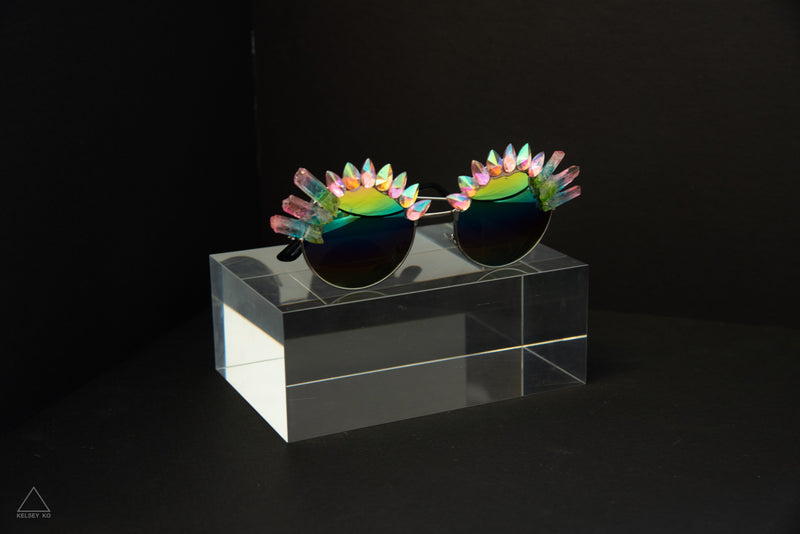 PINK CRYSTALIZE SUNGLASSES