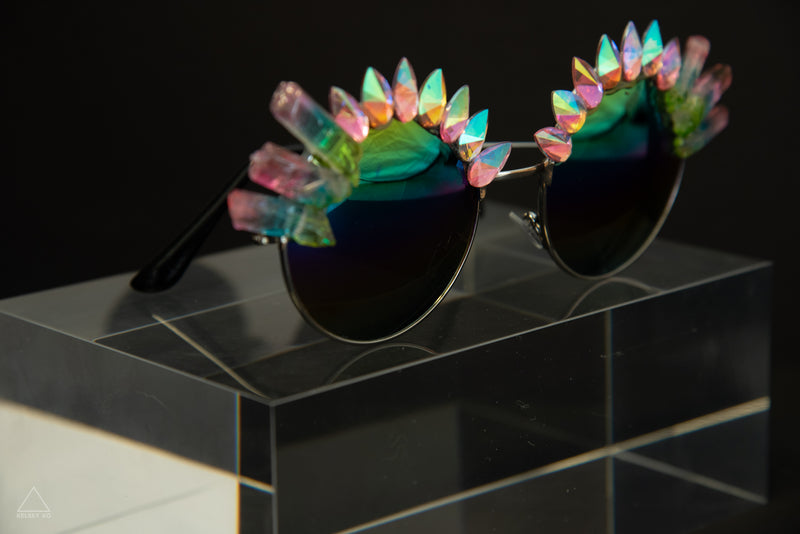 PINK CRYSTALIZE SUNGLASSES