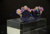 PURPLE FLOWER GLASSES