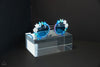 BLUE FLOWER POWER SUNGLASSES